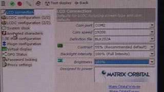 #236 - Matrix Orbital BLK202A Serial Character LCD