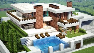ДОМ МИЛЛИОНЕРА В MINECRAFT с мебелью!
