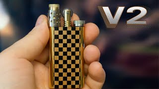 Делаем зажигалку с шахматной вставкой! Pro DIY