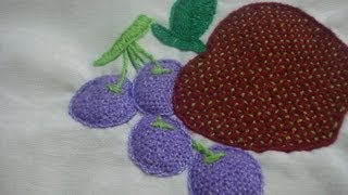Bordado fantasía Uvas Realce
