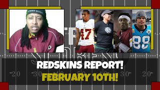 Redskins Report Feb 10! Dunbar Wants Out? CB FA Options! First Black Female Coach? Haskins Starting?