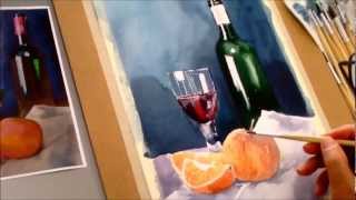 Watercolor painting by Hasan Kırdı (Natürmort Suluboya Resim )