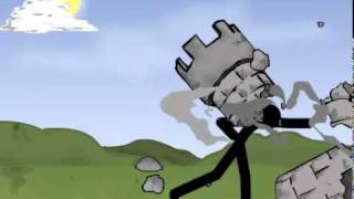 Big vs Small stick fight