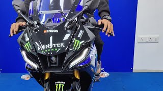 Finally Yamaha R15M MoTo Gp Edition with Monster Energy Branding Launched