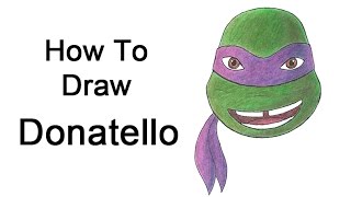 How to Draw Donatello from Teenage Mutant Ninja Turtles