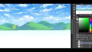 Speedpainting Anime Background