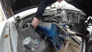 351w swap without notching shock towers in 1965 to 66 mustang