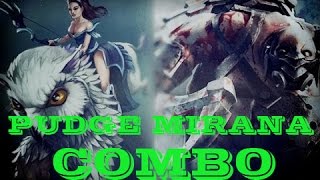 Dota 2 - Pudge Mirana Combo Compilation 1#