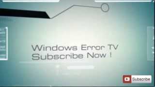 Subscribe now - Windows Error TV