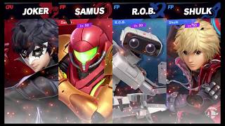 Super Smash Bros Ultimate Amiibo Fights   Request #10018 Joker & Samus vs ROB & Shulk