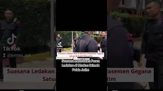 Suasana Mencekam Ledakan di Mako Brimob Polda Jatim