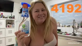 ADELESEXYUK PUTTING HER SHOPPING AWAY