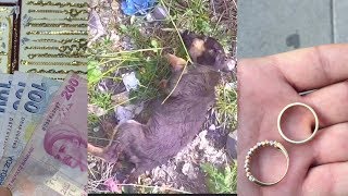 ALTINLARI NAKİTE ÇEVİRDİM.HASTA YAVRU KÖPEĞİN HAYATA DÖNÜŞÜ)Denizde altın arama.