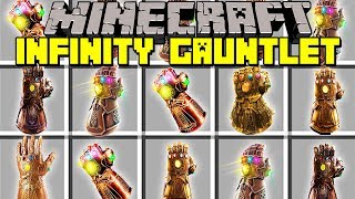 Minecraft INFINITY GAUNTLET MOD! l CRAFT INFINITY GAUNTLET TO BATTLE THANOS! l Modded Mini-Game