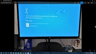 Mi primer pantallazo azul en Windows 10 fue por...