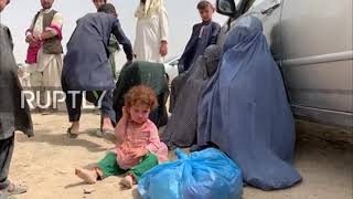 Pakistan: People stranded at Afghan border crossing as Taliban claim control of Spin Boldak