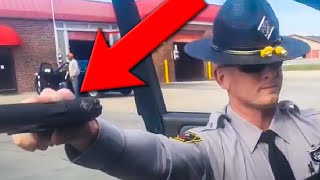 Cop Pulls Gun On 14 Year Old While Arresting Her Mom
