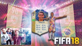 ICON RONALDO IN A PACK! FIFA 18 PACK OPENING - 400K FIFA POINTS | RONALDO & DOUBLE RONALDINHO PULL