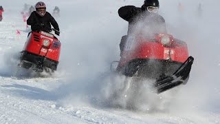 Экстрим шоу на снегоходе "Буран" / Show extreme snowmobile "Buran"
