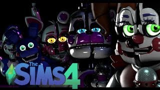 ☾ SIMS 4 CAS | FNAF: SISTER LOCATION CHARACTERS ☽