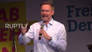 Germany: FDP's Lindner says country is "left-wing enough" at final campaign rally in Dusseldorf