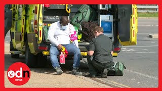 Chlorine GAS LEAK at London Aquatic Centre