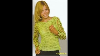 Кофточки, Связанные Крючком - видео - модели - 2019 / Blouses Knitted by Crochet