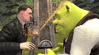 ШРЕК VS ГИТЛЕР| БИТВА ЗА БОЛОТО (SFM)