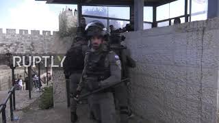 East Jerusalem: Several arrested as Israeli police disperse Palestinian protesters