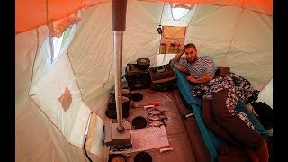 Зимняя Рыбалка С Ночёвкой И Комфортом! 2018 Полный Кайф!)