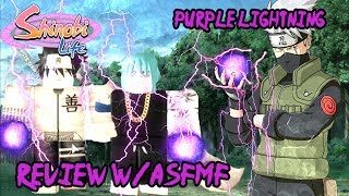 Roblox - Shinobi Life | Purple Lightning KG Review | Is it Good?