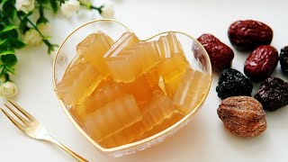 滋润养颜补血排毒~ 三枣燕菜  Tri Jujubes Jelly    #littleduckkitchen