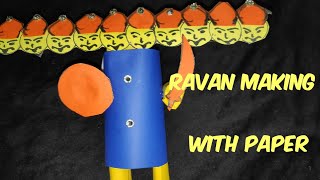 Diwali Crafts | Deepawali Crafts | How to make Ravan | Raavan Making at home|Raavan Making Craft