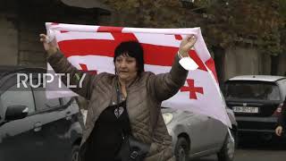 Georgia: Dozens rally in Rustavi to demand Saakashvili's release