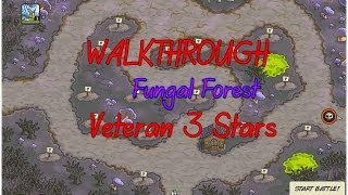 Kingdom Rush Walkthrough Fungal Forest [Veteran] [3 Stars]