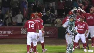HomeRun de Alex Ortíz (1) de Diablos-Guerreros Serie Final LIM2016