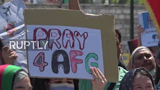 Greece: Hundreds rally outside parliament in support of Afghans
