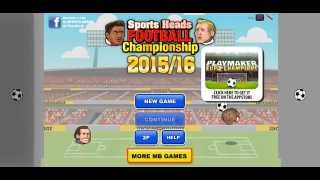 Играю в Игру Спортивные головы Футбольный чемпионат 2015 16 с JustNikit