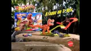 Pista Ataque do T-Rex Hotwheels Mattel