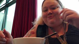 Ssbbw and bbwsweetpeaokla at the sushi bar in bricktown
