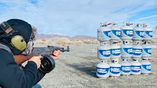 Ak-47 vs Propane Tanks