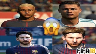 FIFA 18 FACEMODS NEW - MBAPPE, MESSI, RONALDO