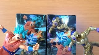 Dragon Ball Super Saiyan God Goku Gold Golden Freeza Frieza Banpresto SCultures 5 SPECIAL figure FOJ