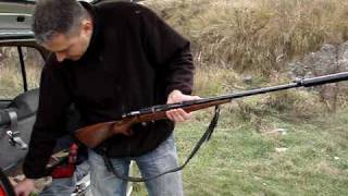 .22 Rifle CZ-513"Farmer" with a suppressor