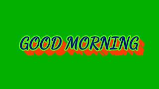 GREEN SCREEN GOOD MORNING CASTING FOR EDITTING VIDEOS/POWER LINES(4)