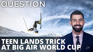 VIDEO: Teen skier astonishes crowd at Big Air World Cup