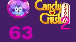 candy crush saga 2 livello level 63 gufolandia