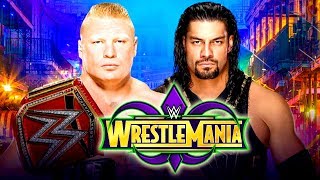 BROCK LESNAR vs ROMAN REIGNS WRESTLEMANIA 34 !!! WWE 2K18 | MrWikky92