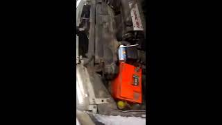 Как снять радиатор печки Kia Clarus