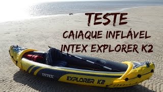 Caiaque Inflável Intex Explorer K2 Kayak  (Teste)